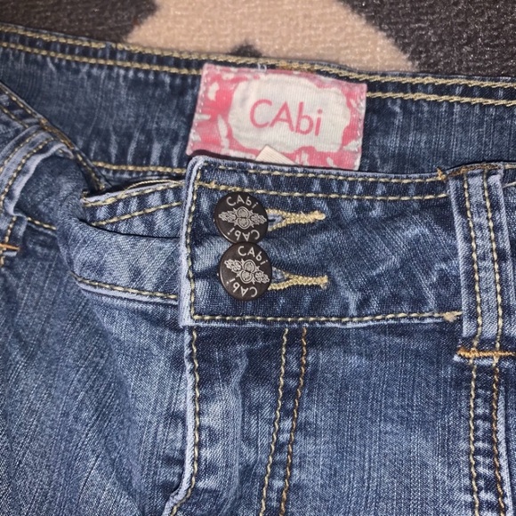 Cabi wide leg Capri jeans - Picture 4 of 5